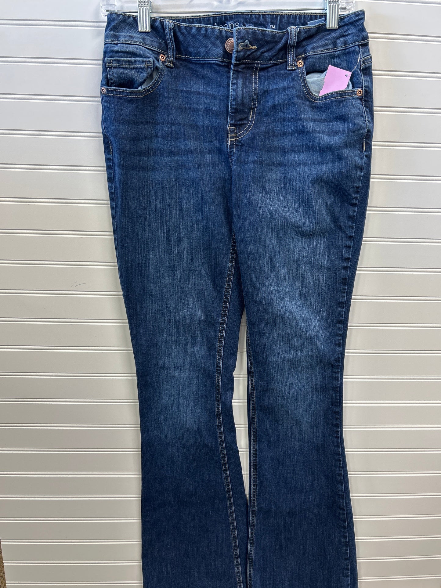 Jeans Boot Cut By Maurices In Blue Denim, Size:4L