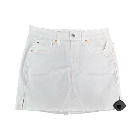Skirt Mini & Short By Paige In White Denim, Size:0