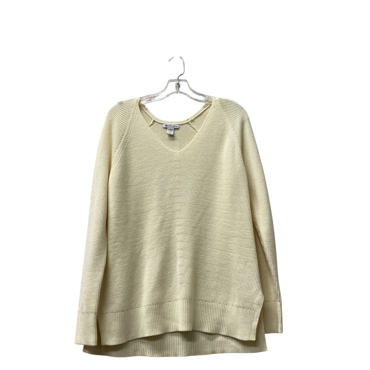 Sweater By Athleta In Cream, Size:M