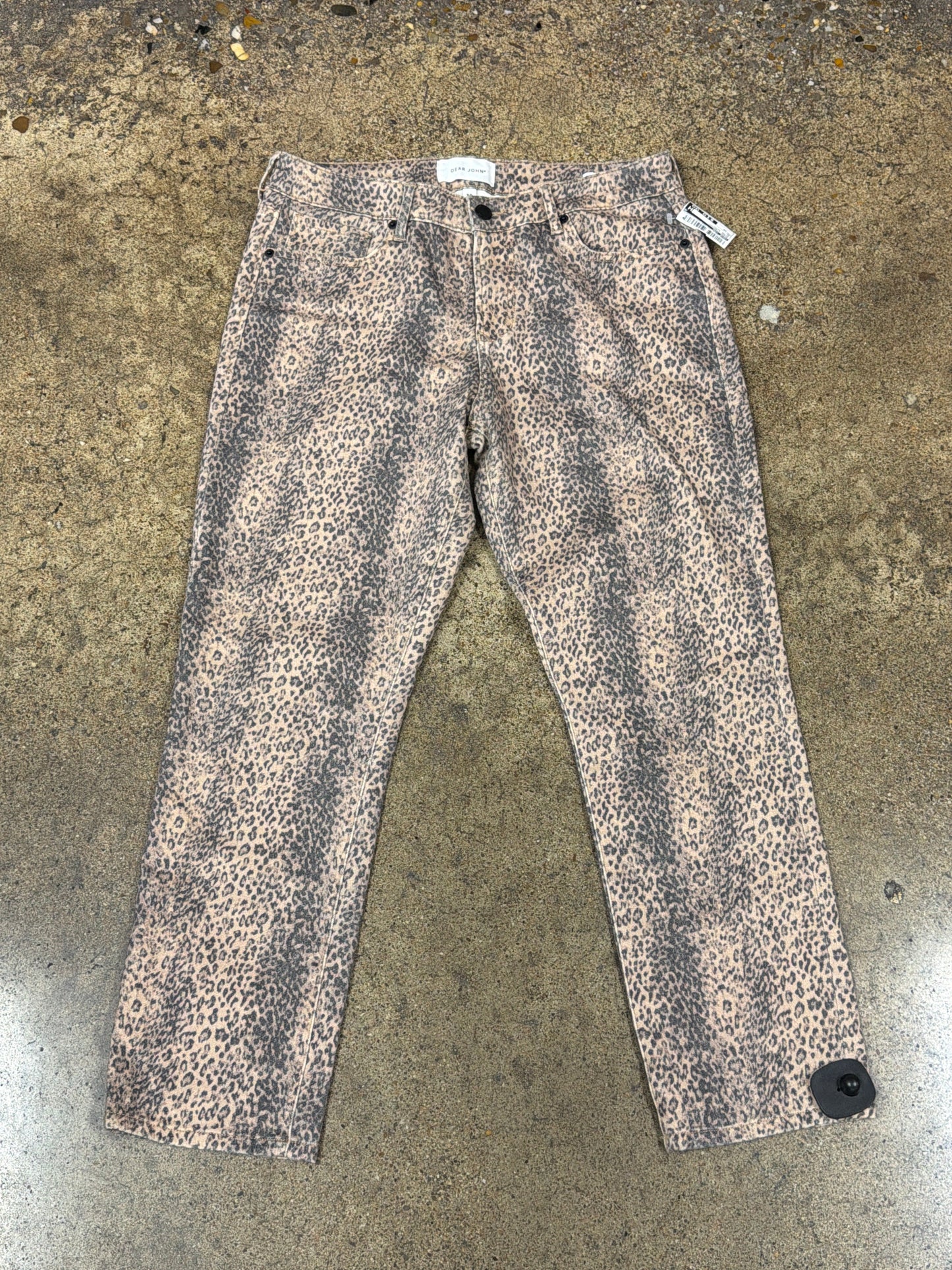 Jeans Straight By Dear John In Animal Print, Size:10