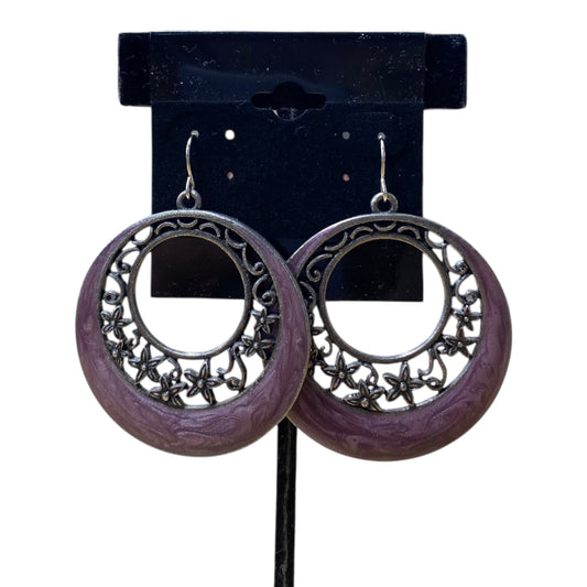 Earrings Dangle/Drop  In Purple