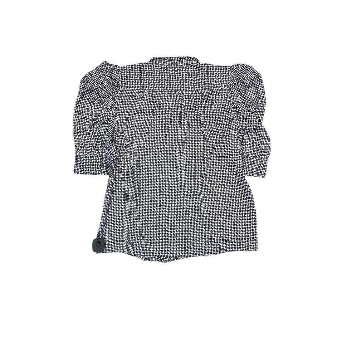 Top Ss By Ann Taylor In Black & White, Size:M