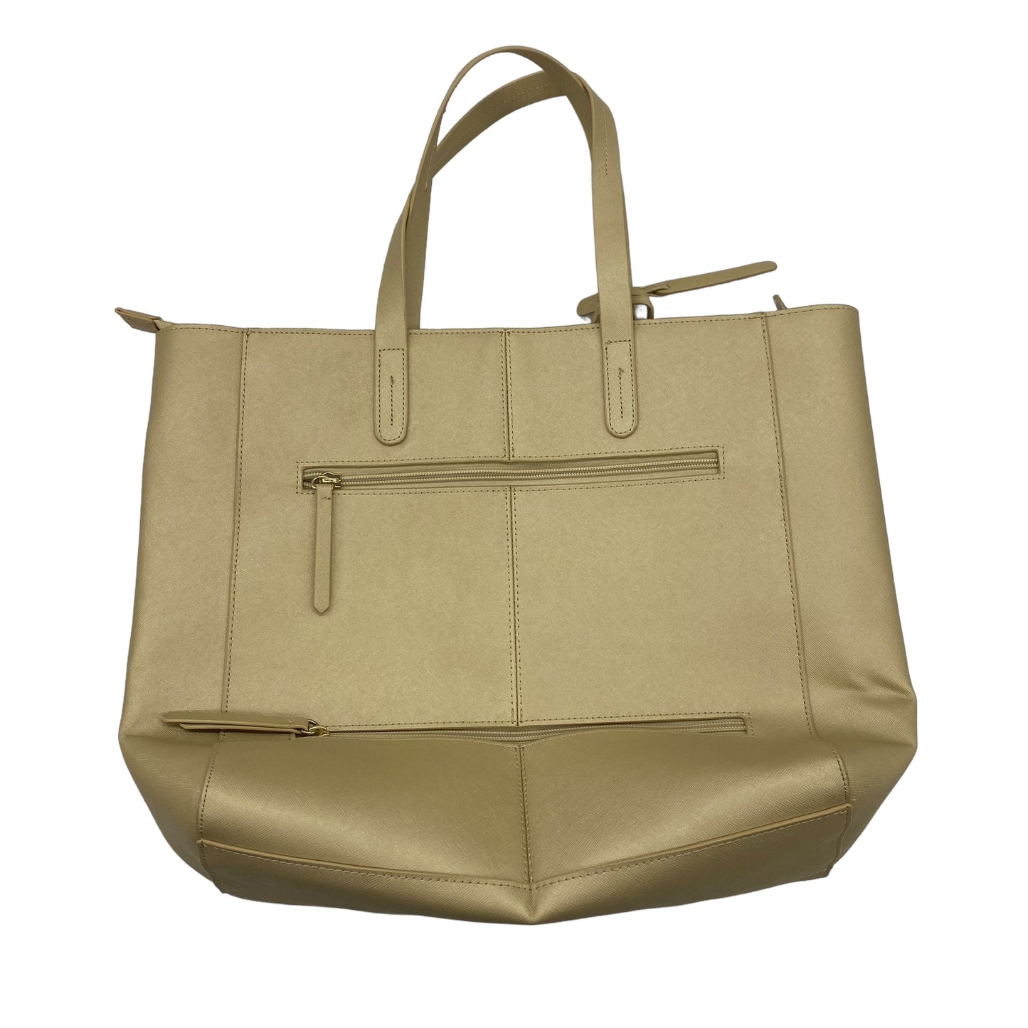 GOLD TOTE by CLOTHES MENTOR Size:LARGE