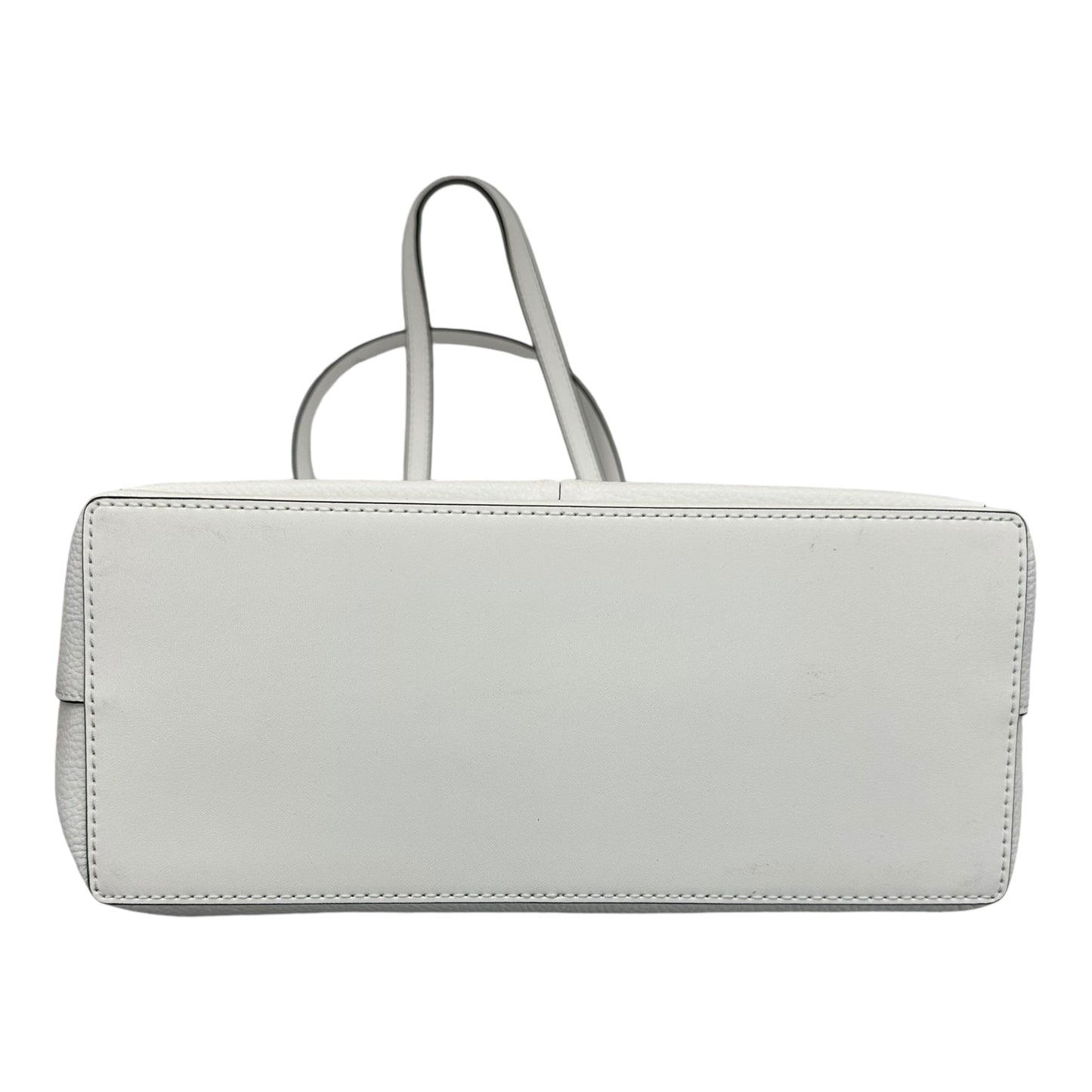 Handbag Designer By Michael Kors In White, Size:Medium