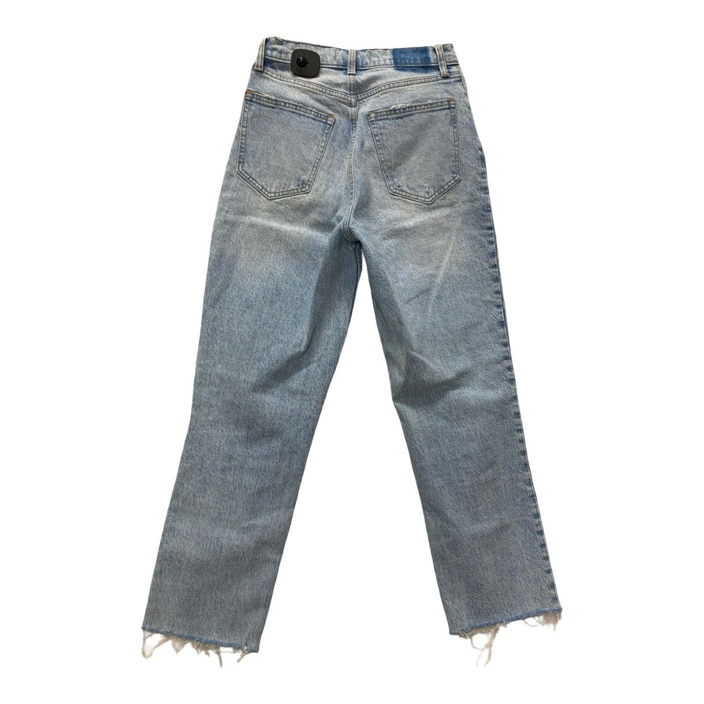 Jeans Straight By Abercrombie And Fitch In Blue Denim, Size:4