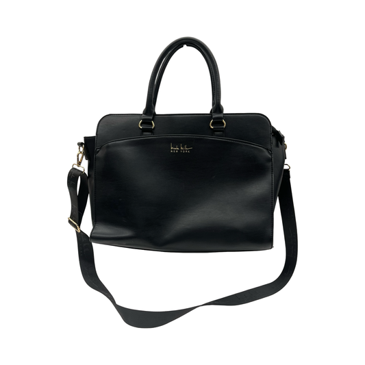 Handbag By Nicole Miller In Black, Size:Large