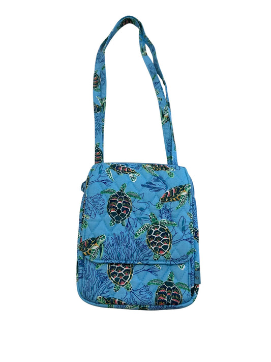 Crossbody By Vera Bradley In Blue & Green, Size:Small