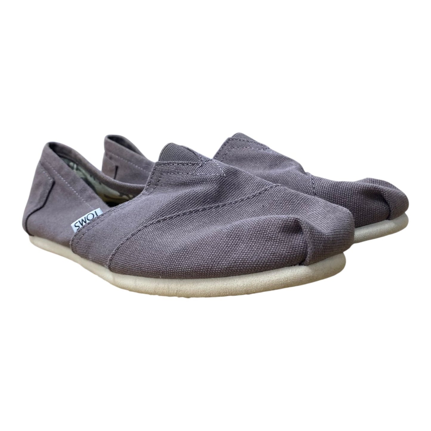 Shoes Flats By Toms In Brown, Size:9.5