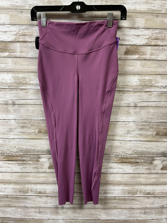 Athletic Leggings By Lululemon In Purple, Size:4