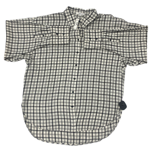Top Ls By Madewell In Plaid Pattern, Size:M
