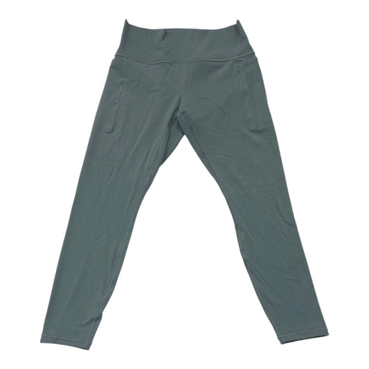 Athletic Leggings By Athleta In Green, Size:L