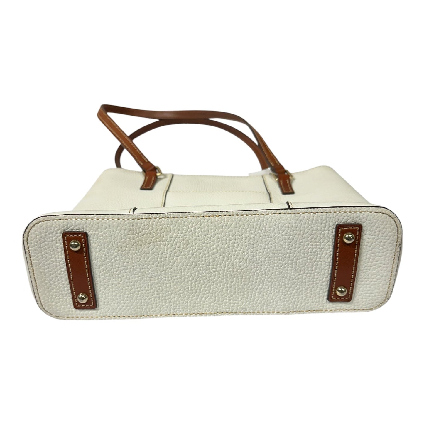 Handbag Designer By Dooney And Bourke In White, Size:Medium