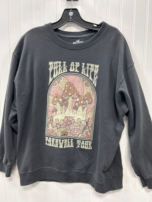 Top Ls By Hollister In Grey, Size:M