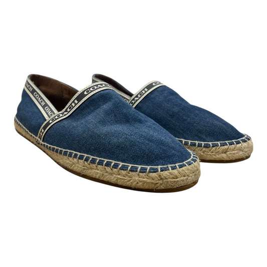 Shoes Designer By Coach In Blue, Size:11