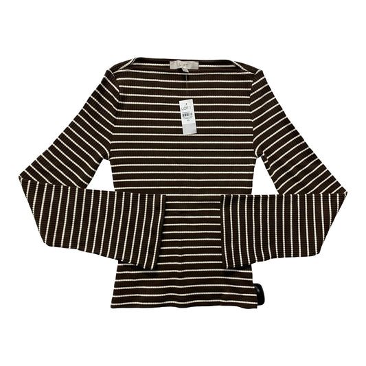Top Ls By Loft In Striped Pattern, Size:Xs