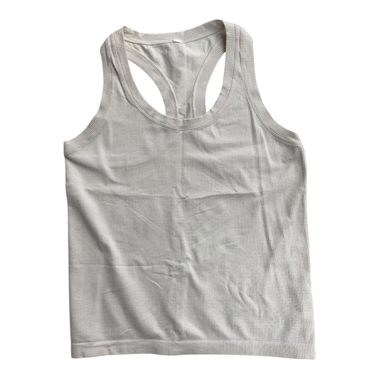 Athletic Tank Top By Athleta In Cream, Size:S