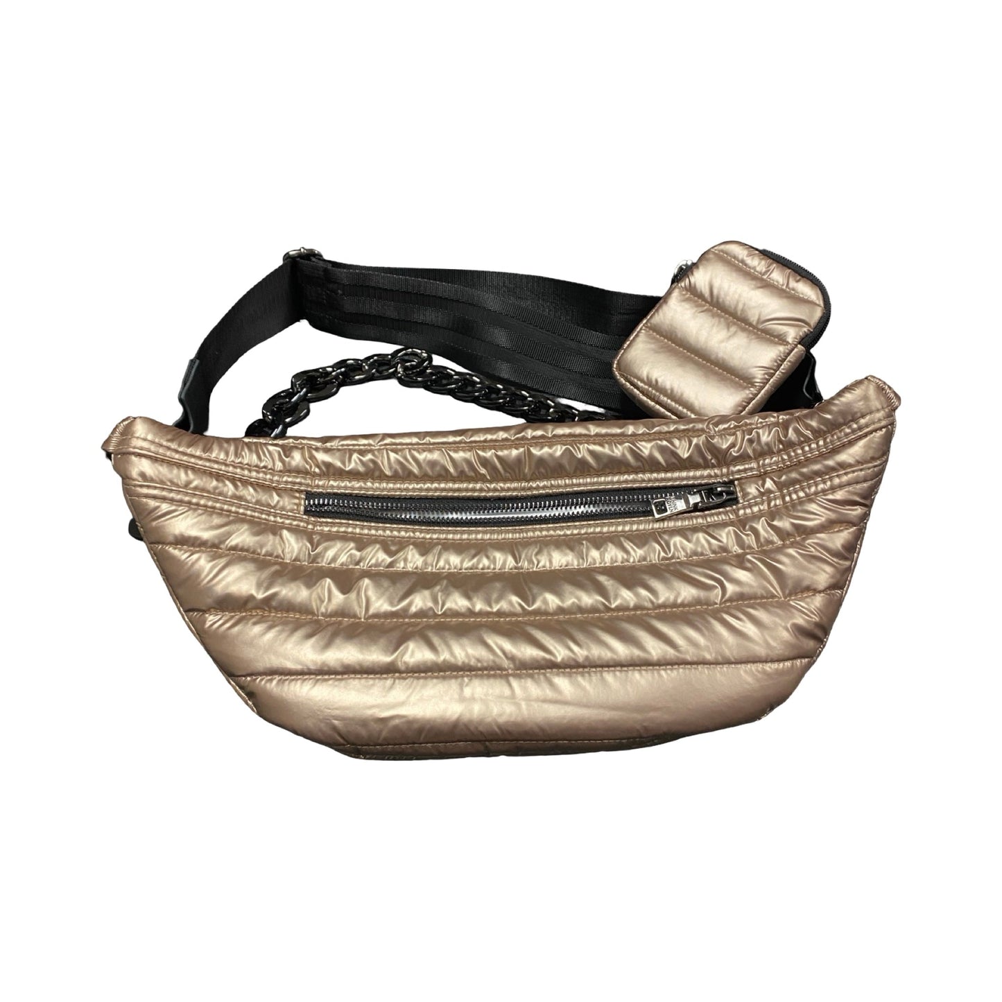 Belt Bag By Think Royln In Gold, Size:Large