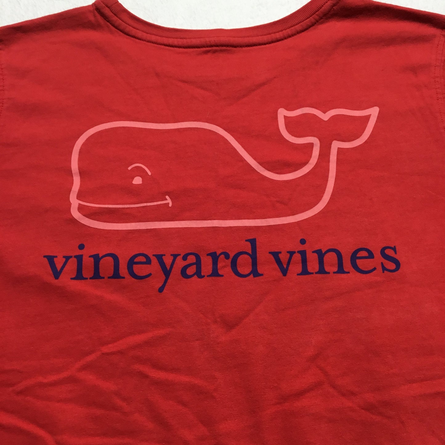 Top Short Sleeve By Vineyard Vines In Red, Size: L