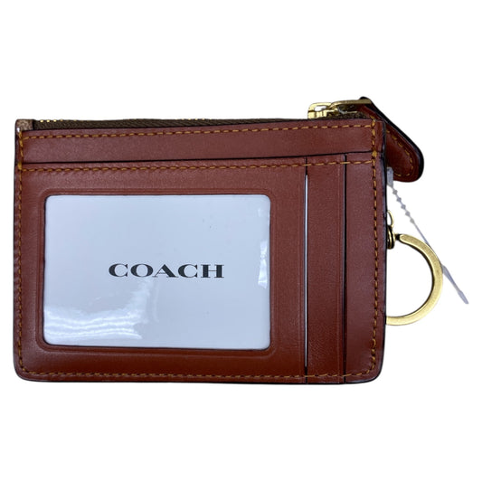Id/Card Holder Designer By Coach In Brown