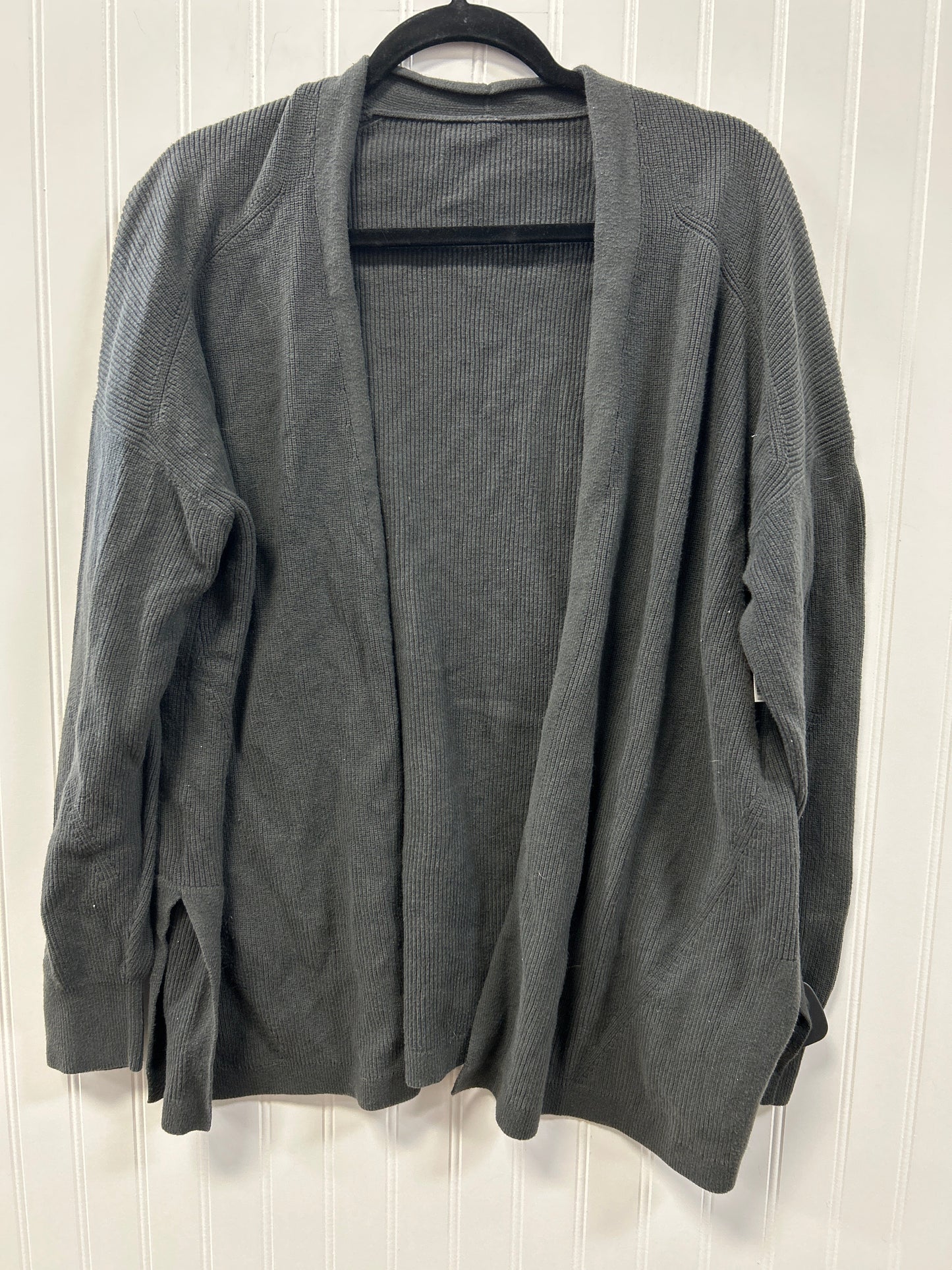 Athletic Jacket By Lululemon In Grey, Size:8