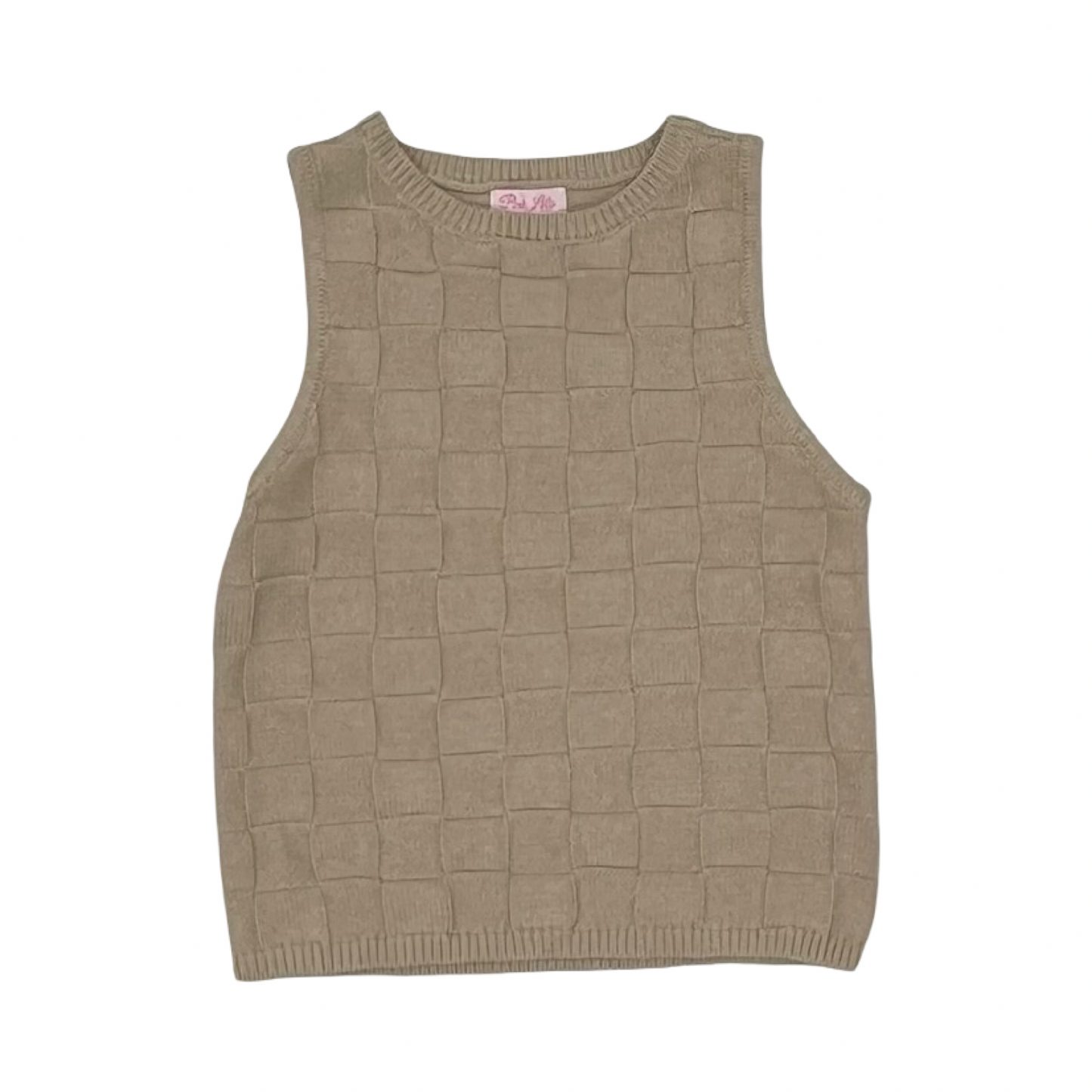 Top Sleeveless By Pink Lily In Brown, Size:S
