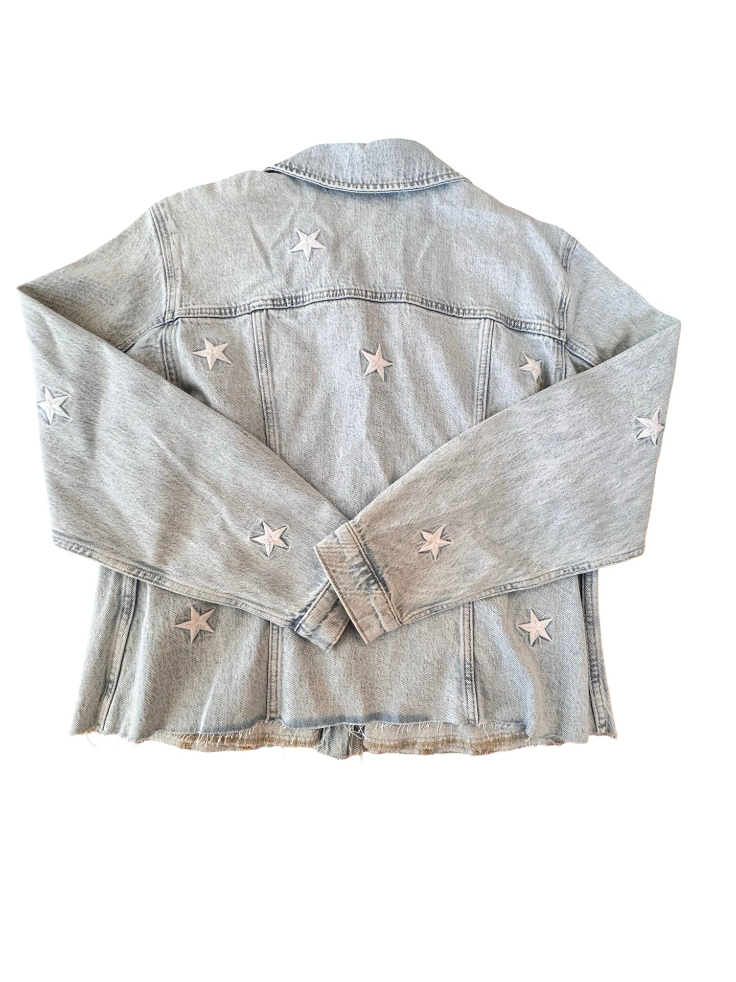 Blazer By Maurices In Blue Denim, Size:Xl