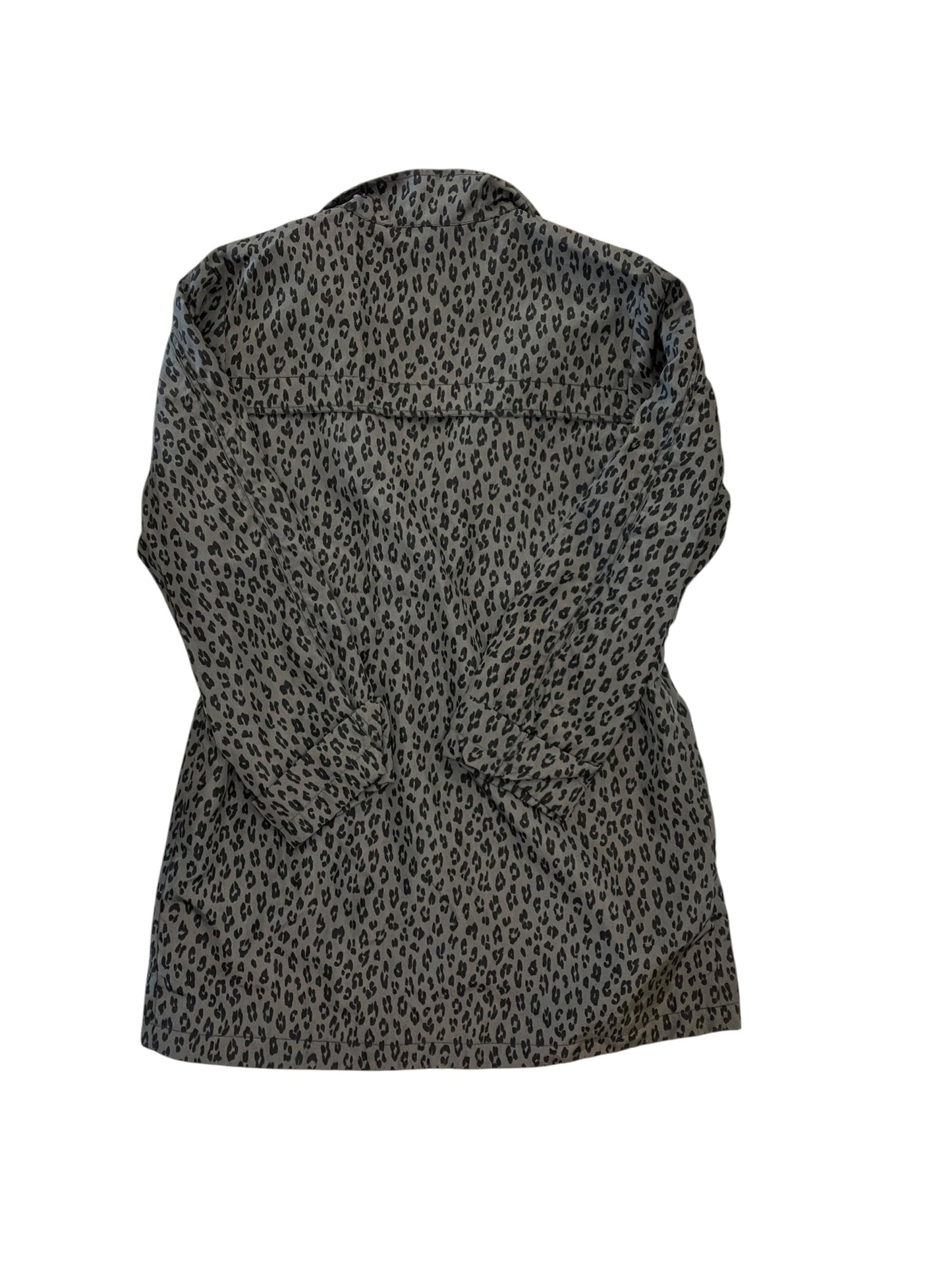 Jacket Windbreaker By Soft Surroundings In Leopard Print, Size:Xl