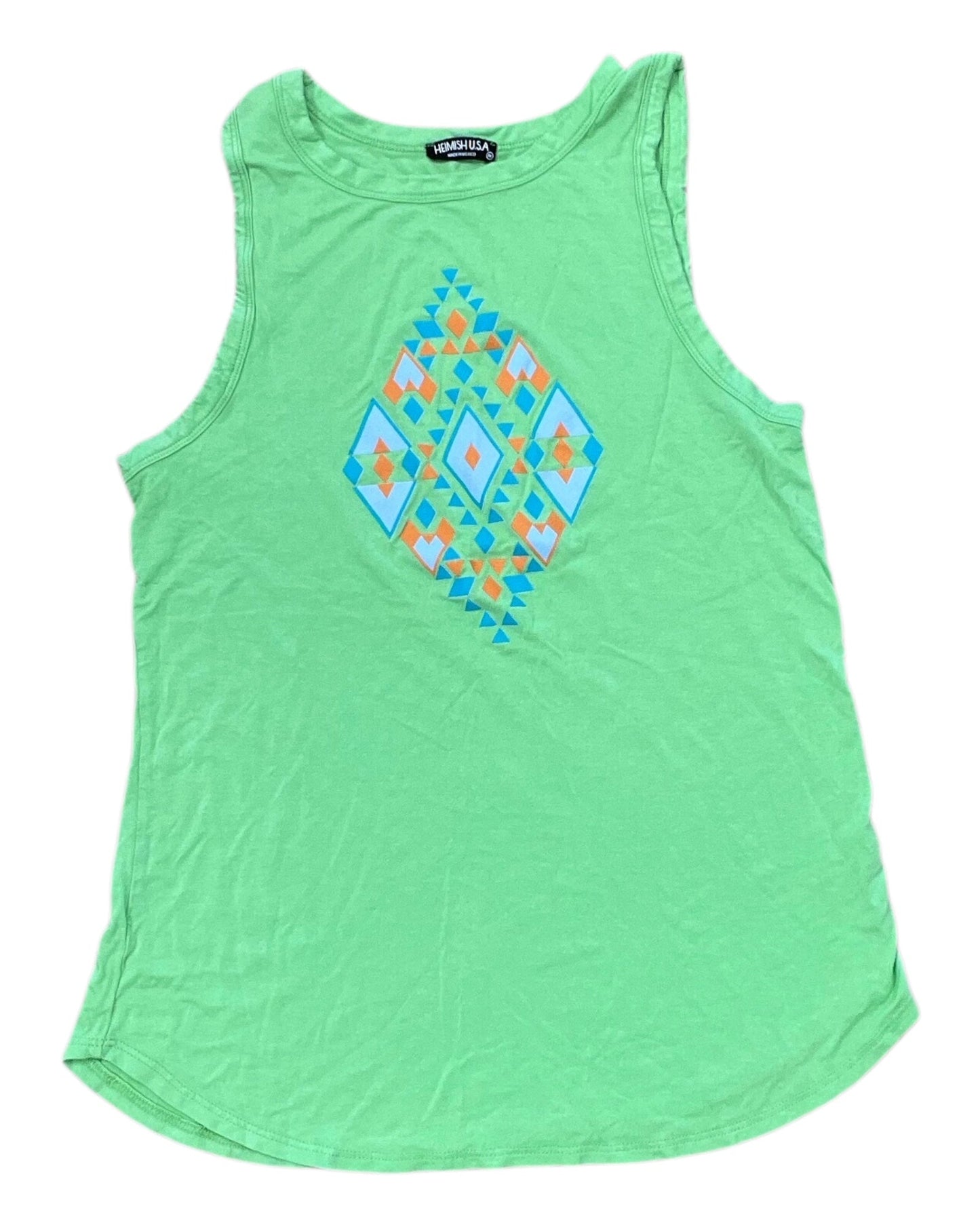 Athletic Tank Top By Heimish Usa In Green, Size:M