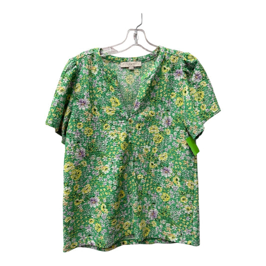 Top Ss By Loft In Green, Size:S