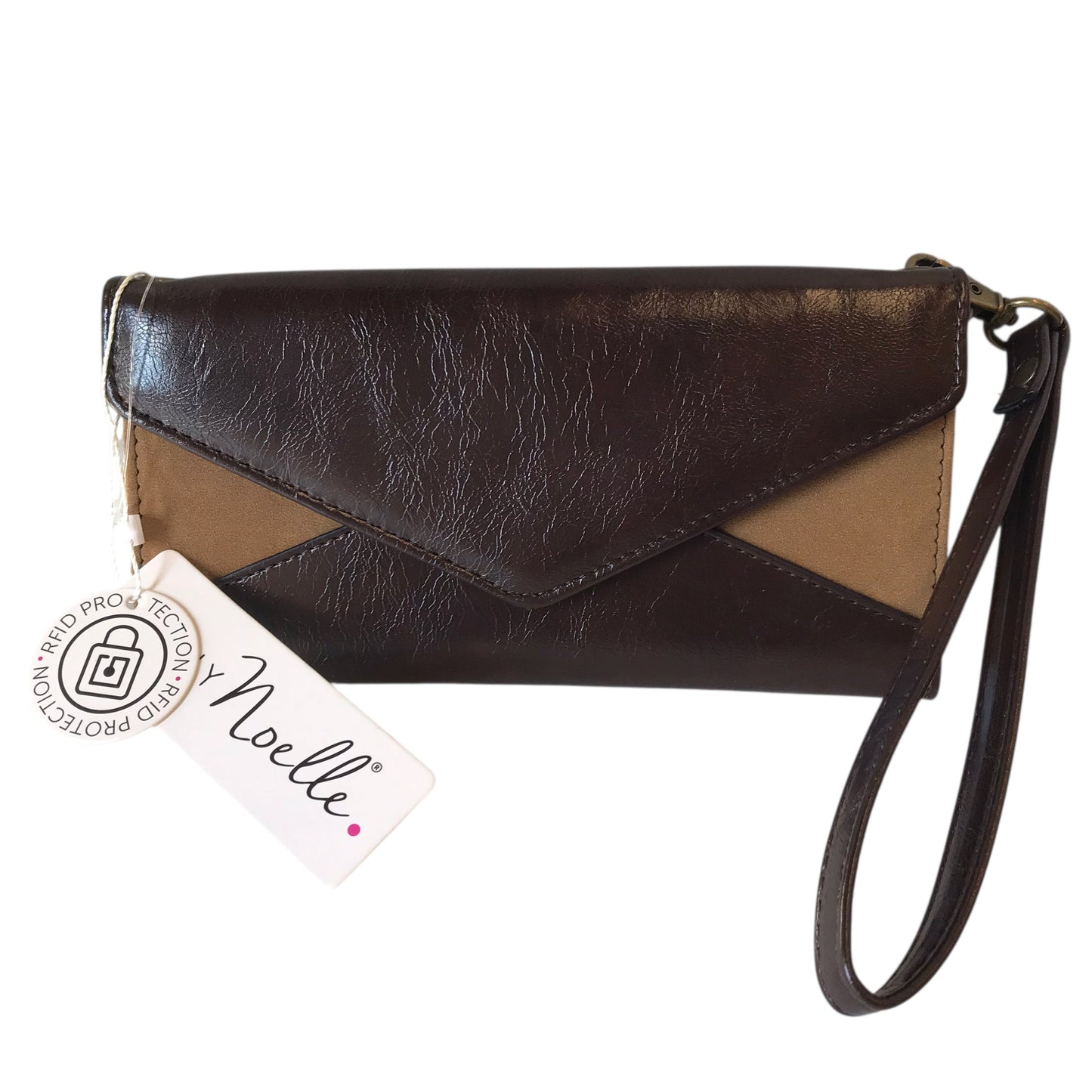 Wristlet By Simply Noelle In Brown, Size:Medium