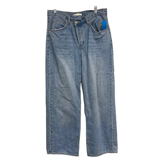 Jeans Wide Leg By Oak & Fort In Blue Denim, Size:8