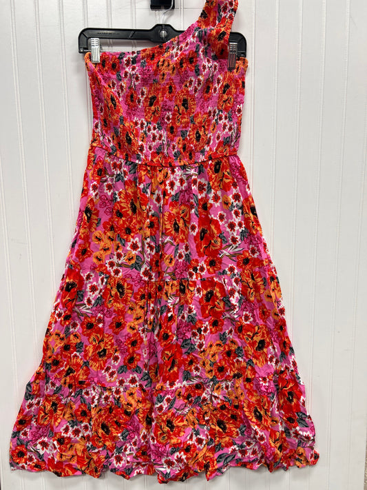 Dress Casual Maxi By Cmc In Floral Print, Size:M
