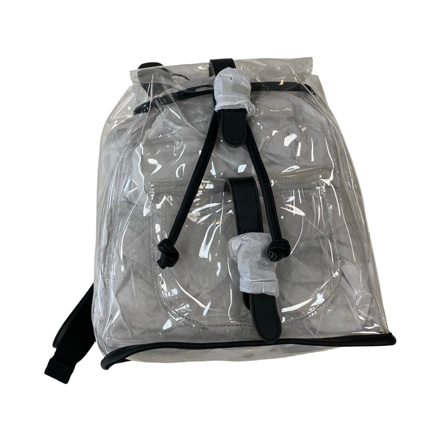 Backpack By Clothes Mentor In Clear, Size:Medium