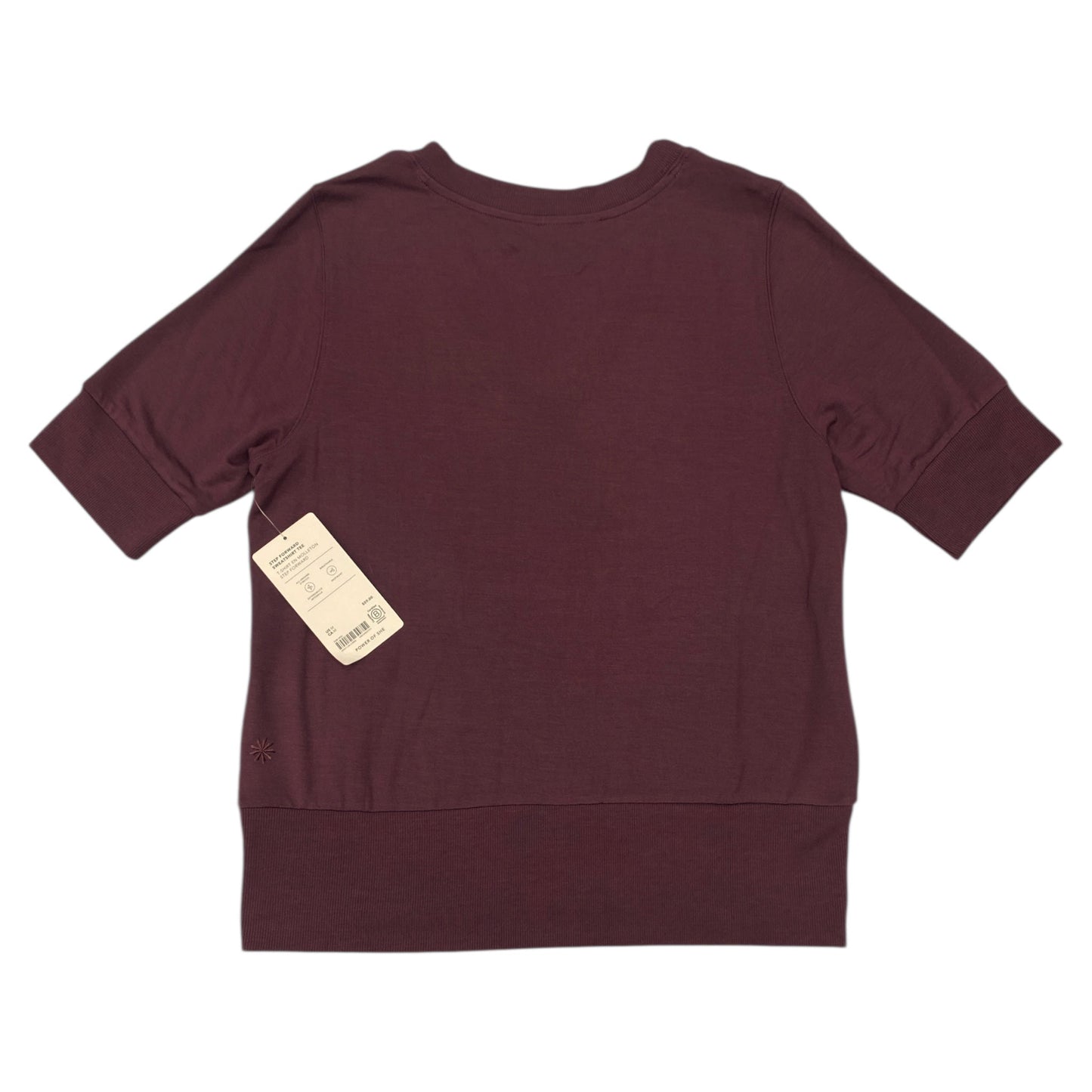 Athletic Top Ss By Athleta In Purple, Size:M