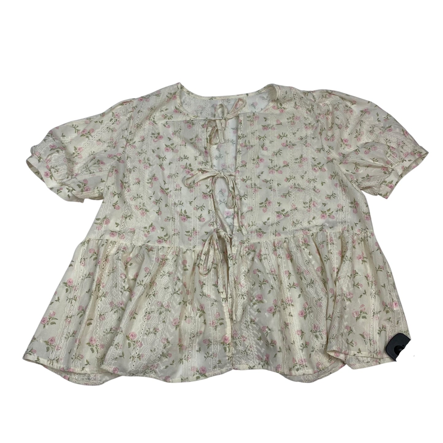 Top Ss By Shein In Cream, Size:M