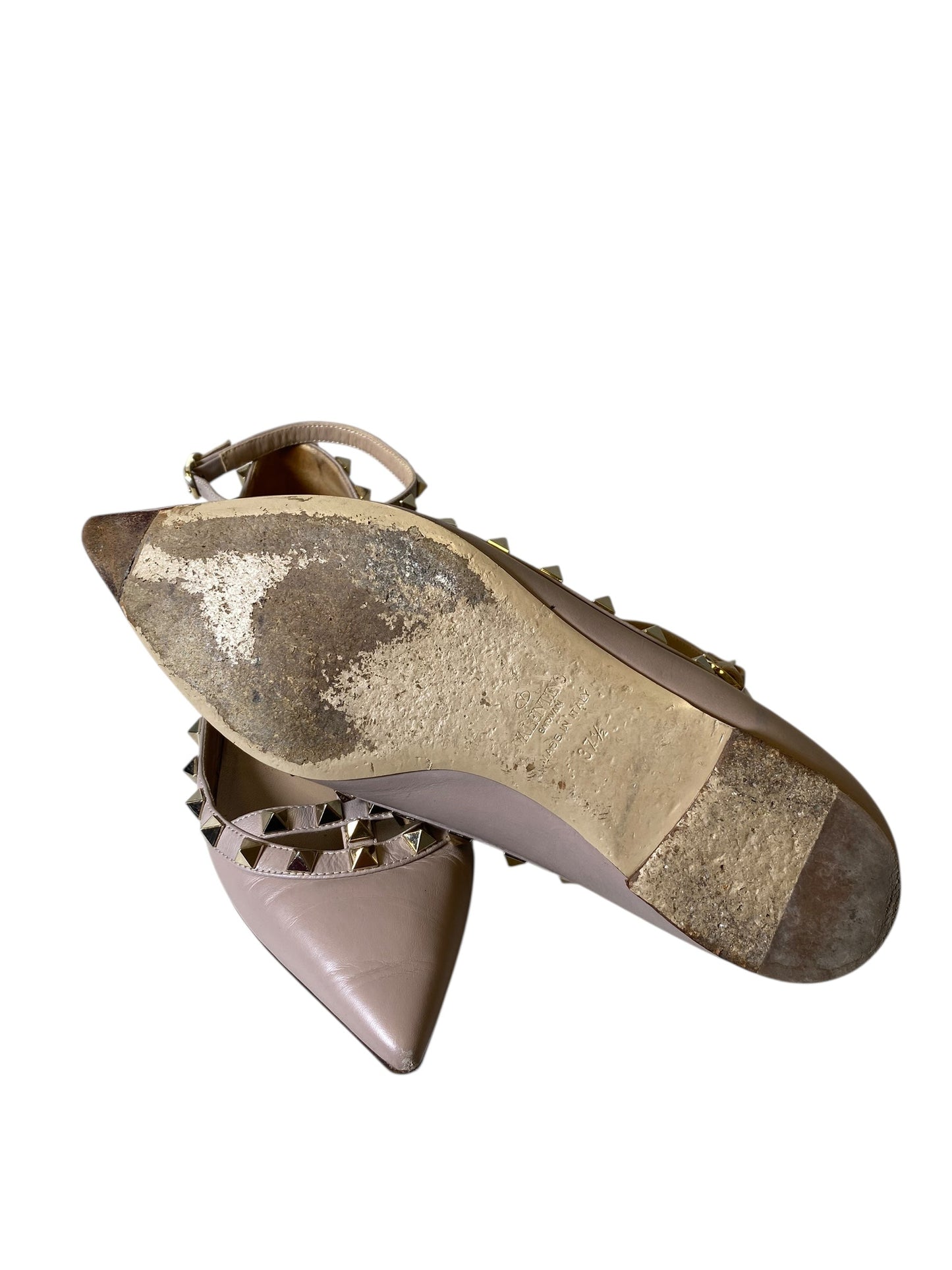 Shoes Luxury Designer By Valentino-garavani In Taupe, Size: 37.5