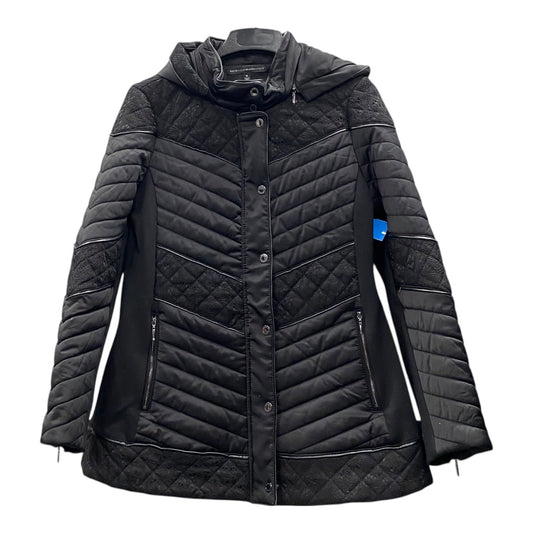 Coat Puffer & Quilted By White House Black Market In Black, Size:M