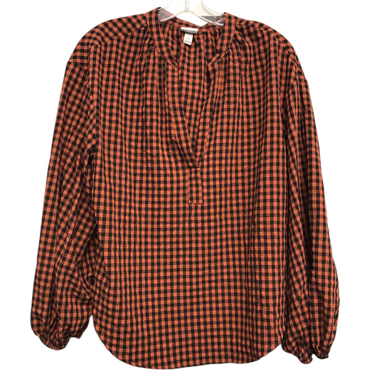 Top Ls By A New Day In Black & Orange, Size:M