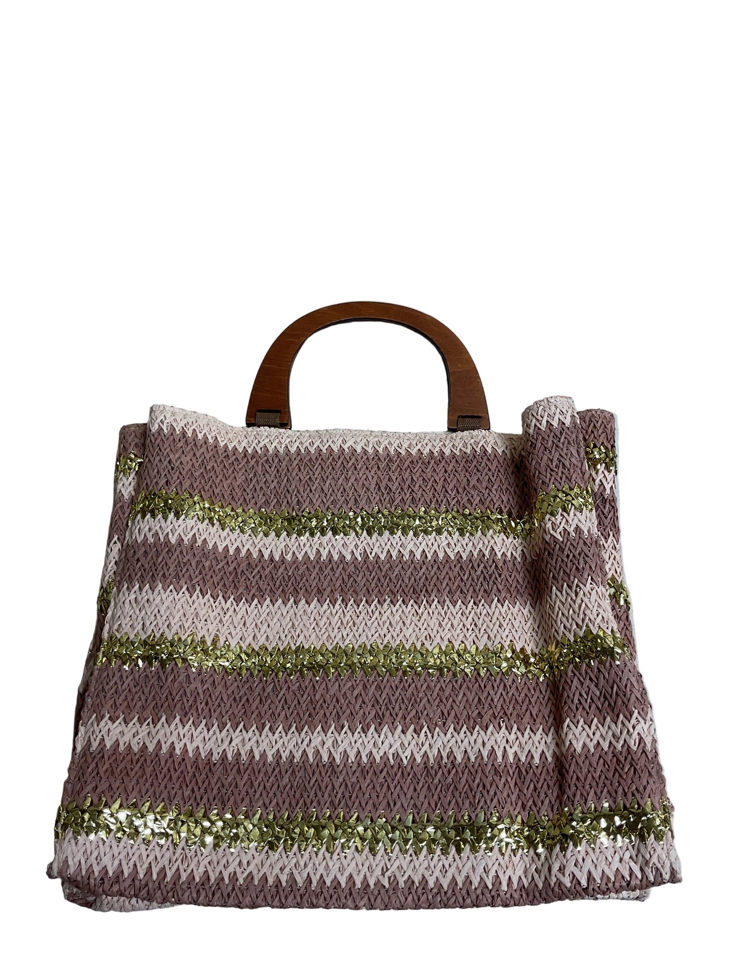 Tote By Shiraleah In Pink & Purple, Size:Medium