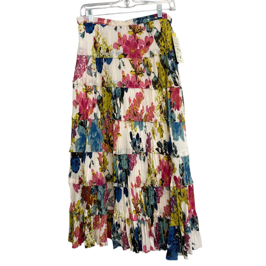 Skirt Maxi By Mix Nouveau In Floral Print, Size:8