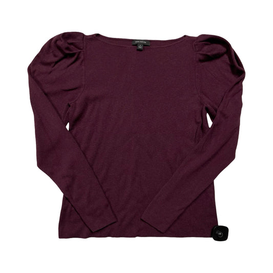 Sweater By Ann Taylor In Purple, Size:M
