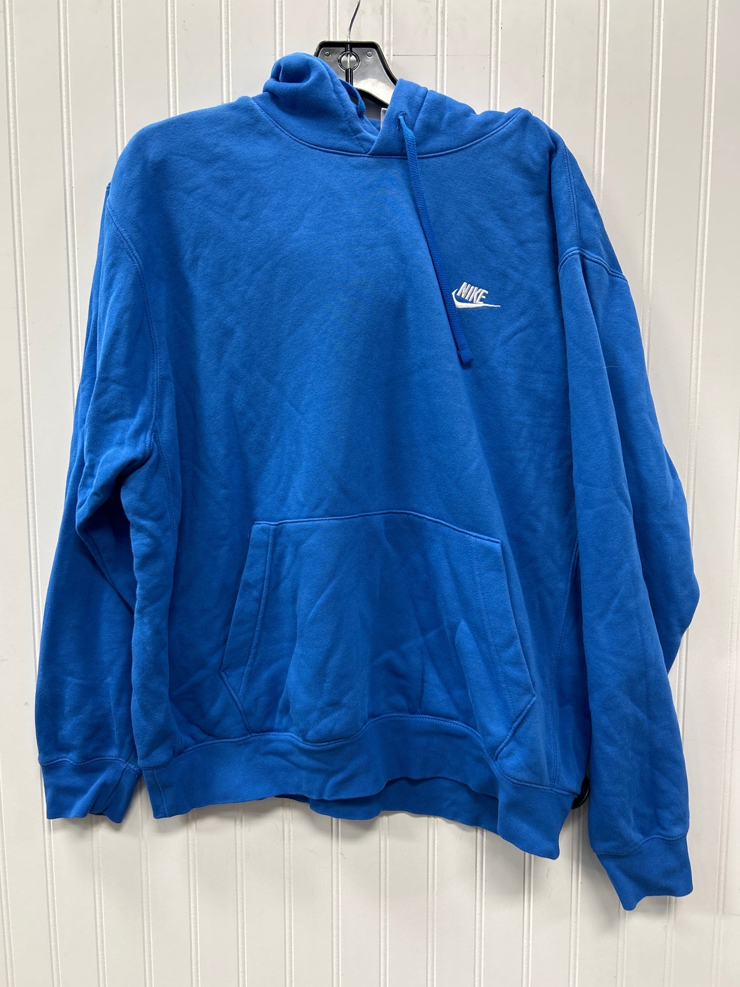 Sweatshirt Hoodie By Nike Apparel In Blue, Size:L