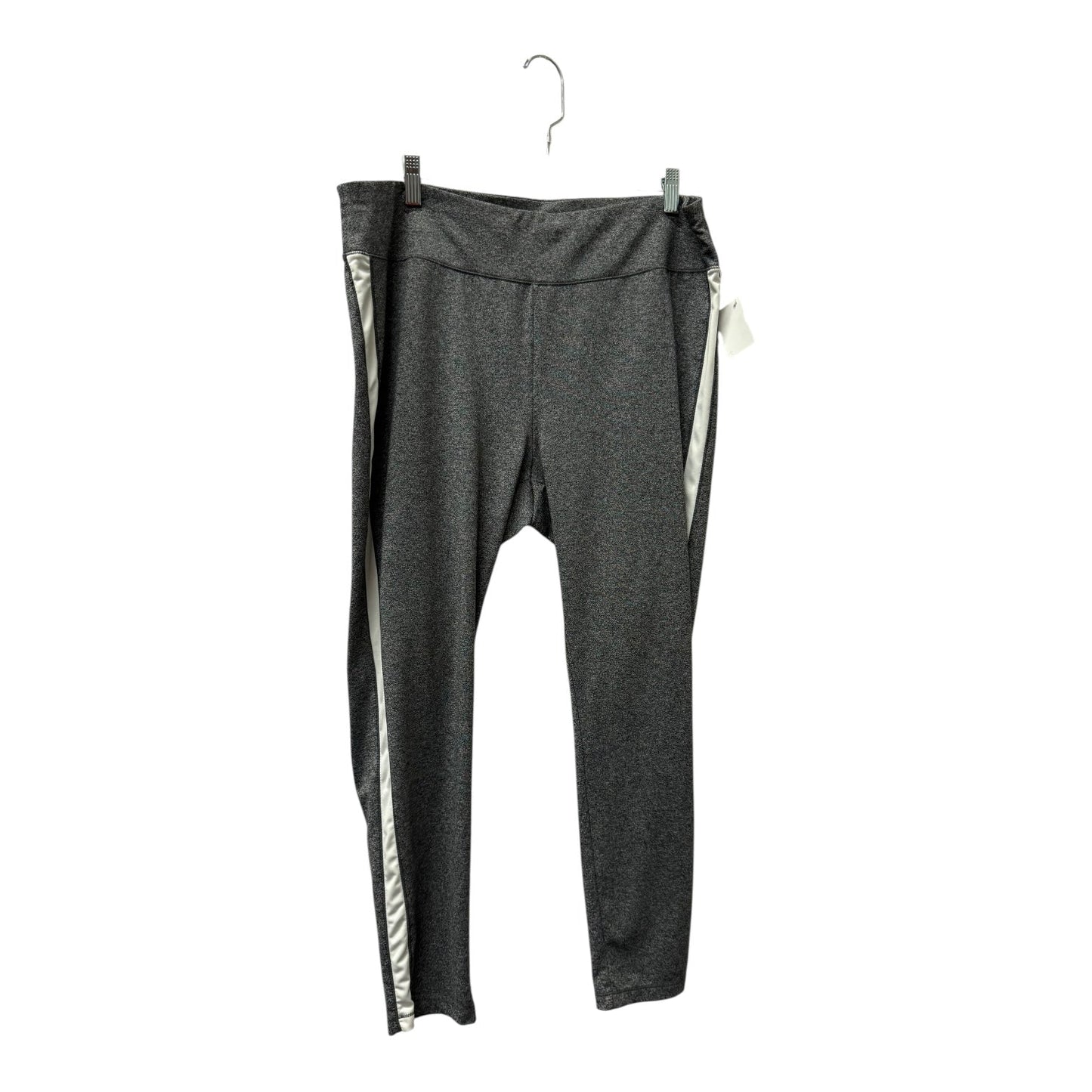 Athletic Pants By Chicos In Grey, Size:L