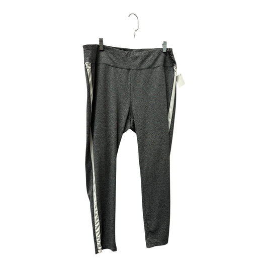 Athletic Pants By Chicos In Grey, Size:L