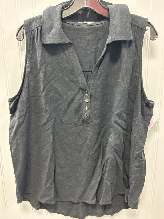 Top Sleeveless By Maurices In Black, Size:Xl