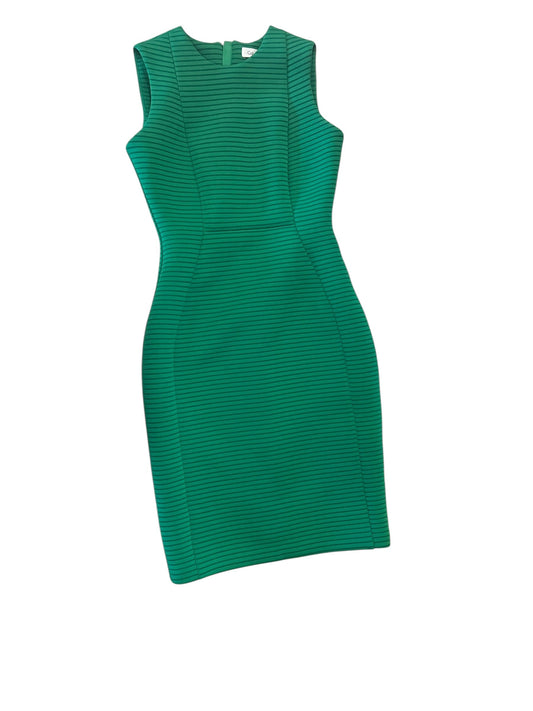 Dress Casual Short By Calvin Klein In Green, Size:Xs