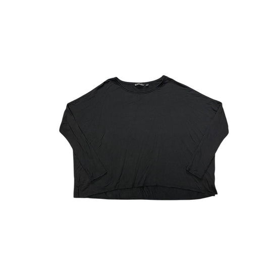 Athletic Top Ls Crewneck By Athleta In Black, Size:M
