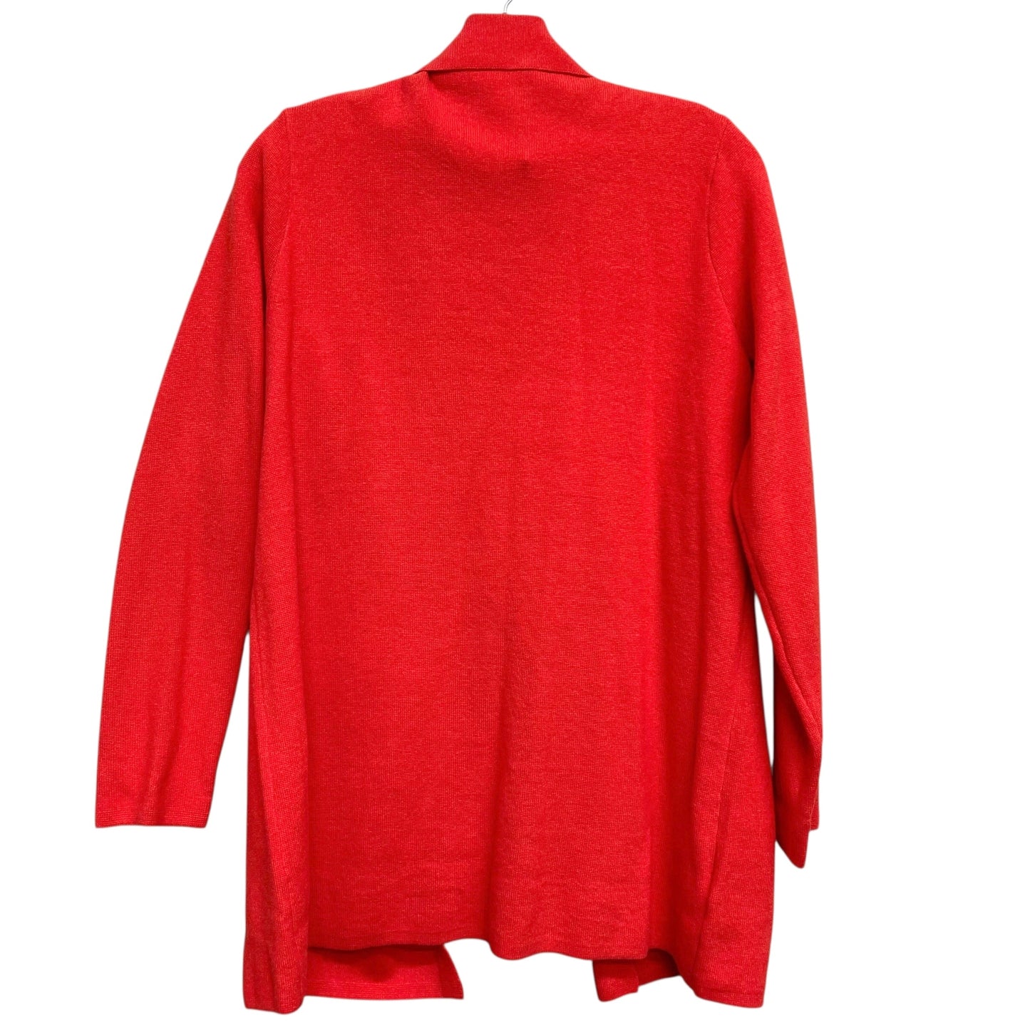 Sweater Cardigan By Loft In Red, Size:M