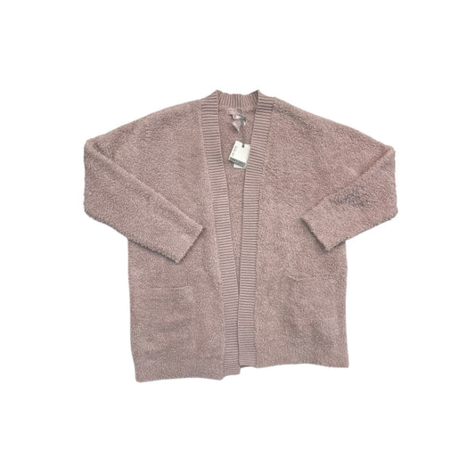 Sweater Cardigan By Barefoot Dreams In Pink, Size:Xl
