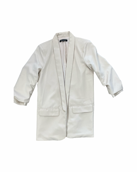 Blazer By Strut & Bolt In Cream, Size:S